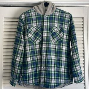 L.L.Bean Fleece Lined Shirt, Hooded